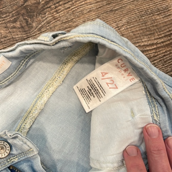 Light denim jeans, curve appeal size 4/27 - Picture 3 of 4